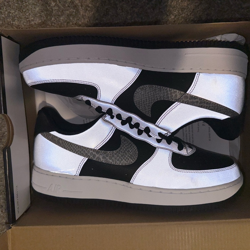 Nike Air Force 1 2021 3M Snake sneaker.